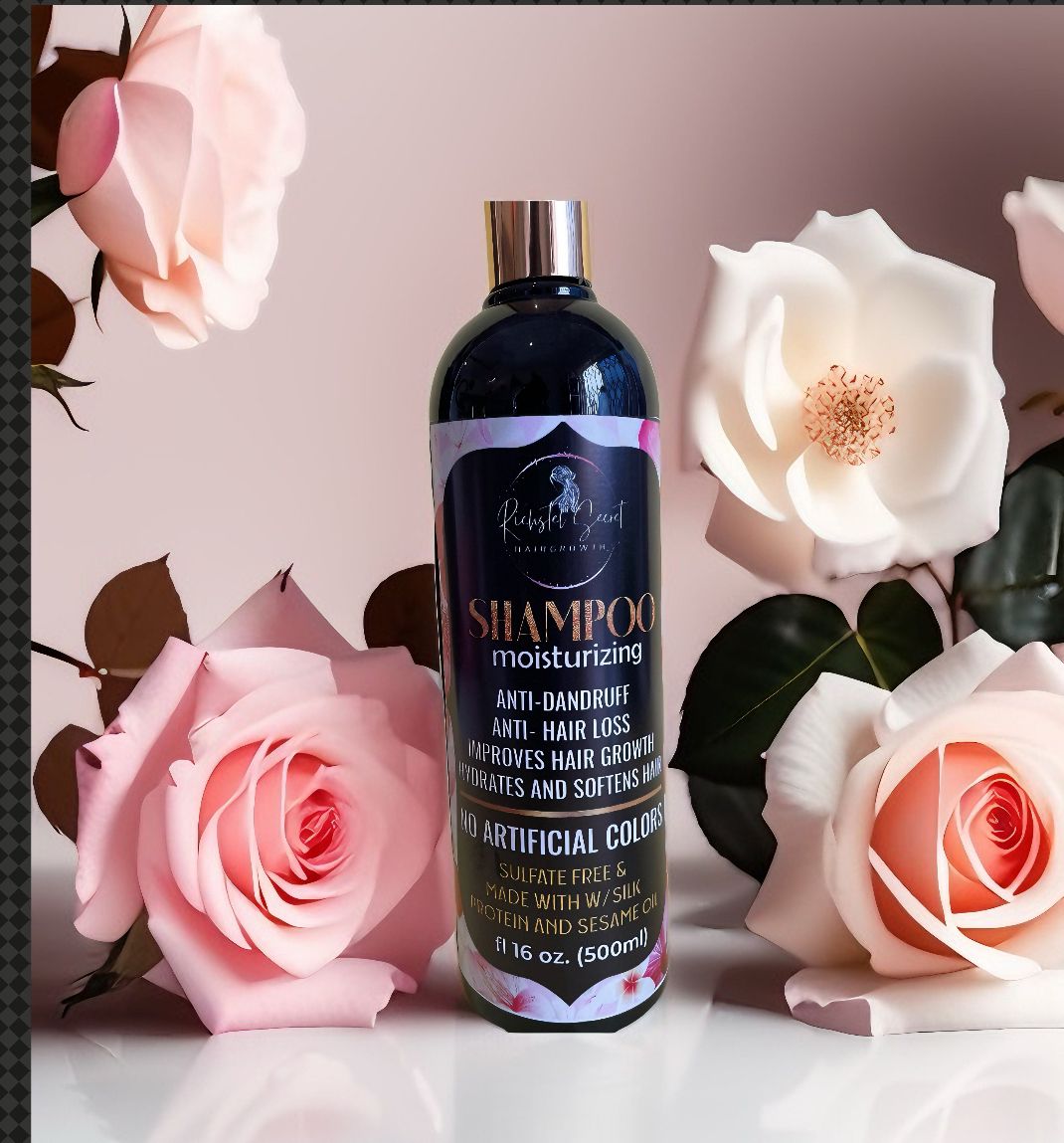 500 ml moisturizing shampoo cleansing